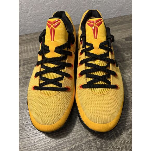 Nike Kobe 9 IX EM Low Bruce Lee 646701-700 Yellow Sneaker Shoes Sz Mens 8.5 - Picture 10 of 16